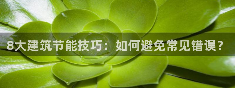 e尊国际-可可计划：8大建筑节能技巧：如何避免常见错误？