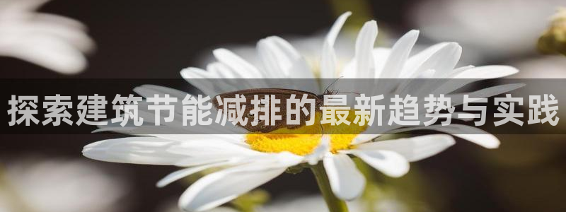 e尊电竞：探索建筑节能减排的最新趋势与实践