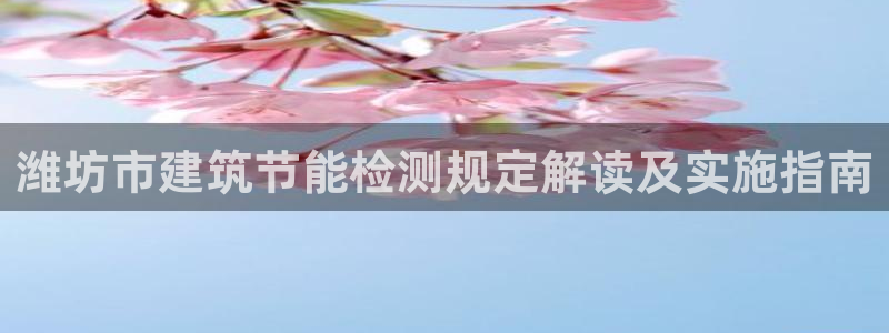 e尊国际娱乐官网下载：潍坊市建筑节能检测规定解读及实施指南