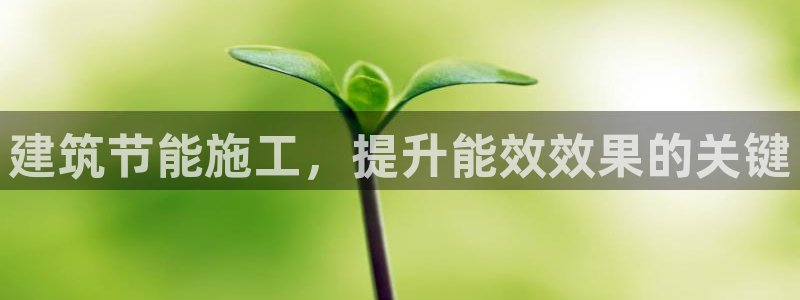 e尊体育：建筑节能施工，提升能效效果的关键