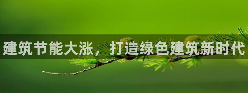 e尊国际平台：建筑节能大涨，打造绿色建筑新时代