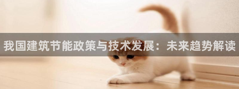 e尊国际官网：我国建筑节能政策与技术发展：未来趋势解读