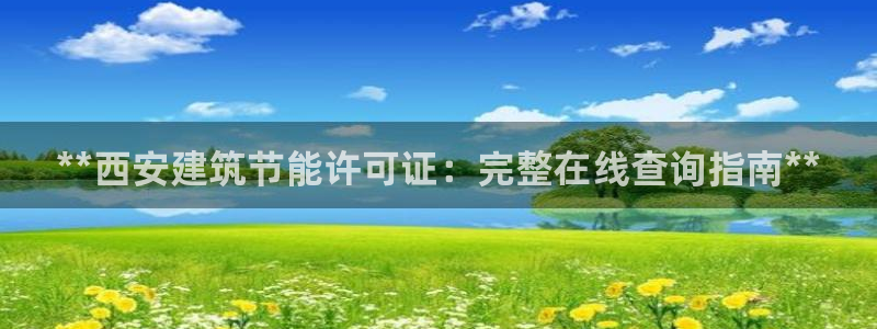 e尊国际app：**西安建筑节能许可证：完整在线查询指南**