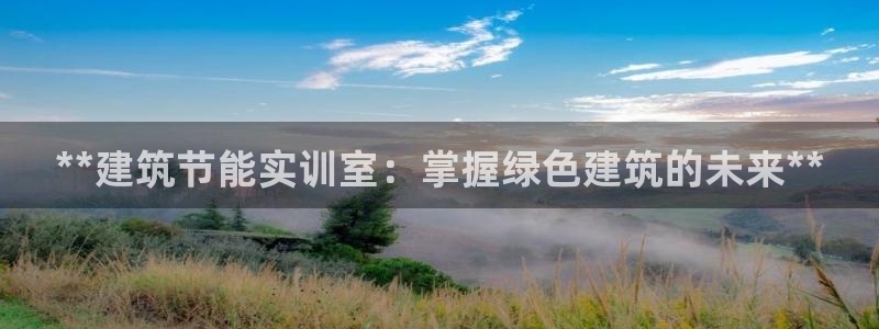 e尊国际客服：**建筑节能实训室：掌握绿色建筑的未来**