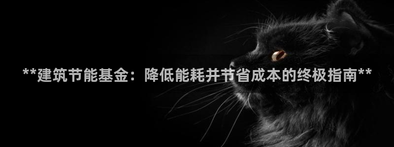 尊亿游戏国际官网：**建筑节能基金：降低能耗并节省成本的终极指南**
