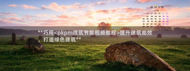e尊国际的手机登录网站：**巧用<pkpm建筑节能视频教程>提升建筑能效
，打造绿色建筑**
